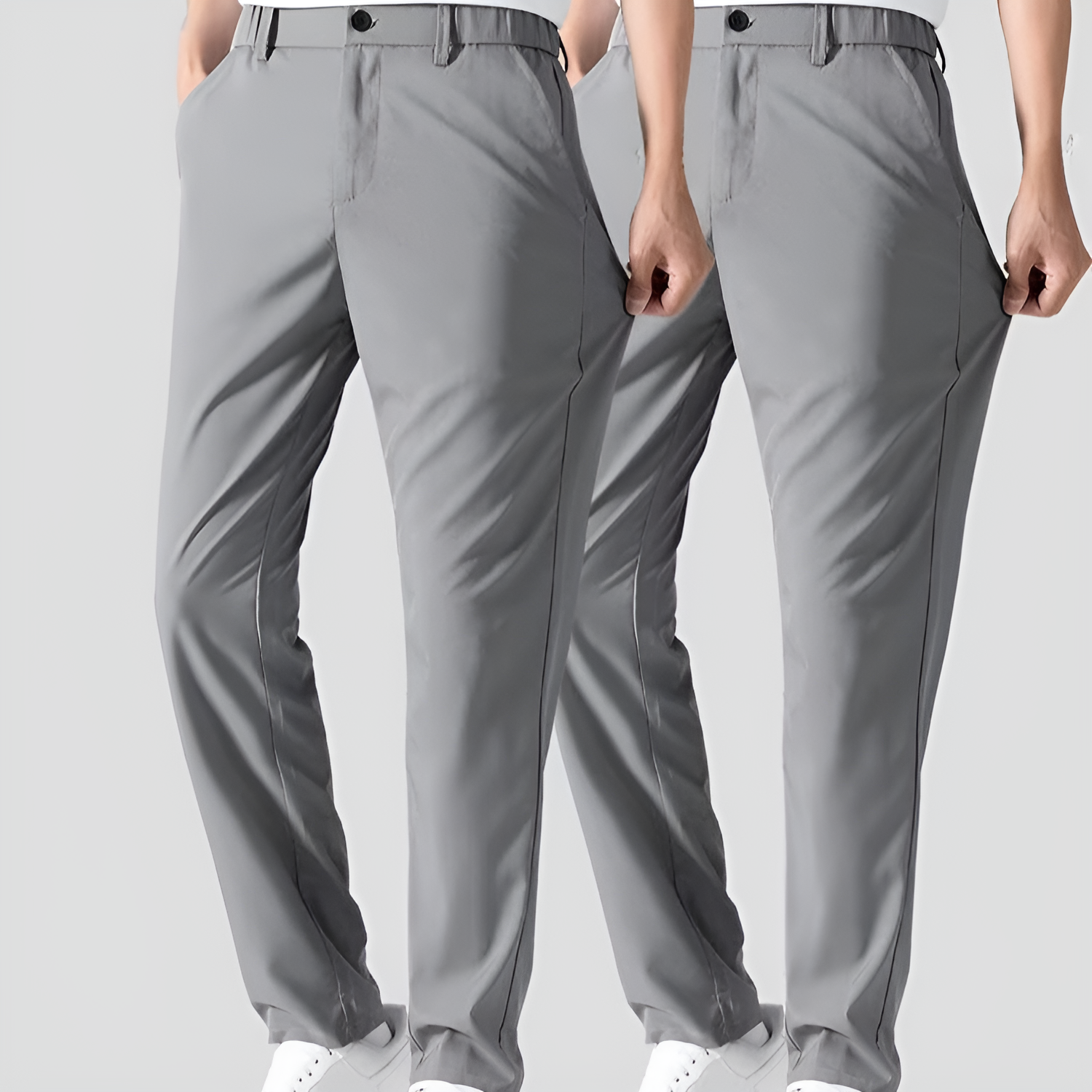 ストレッチ性抜群の夏服メンズパンツ