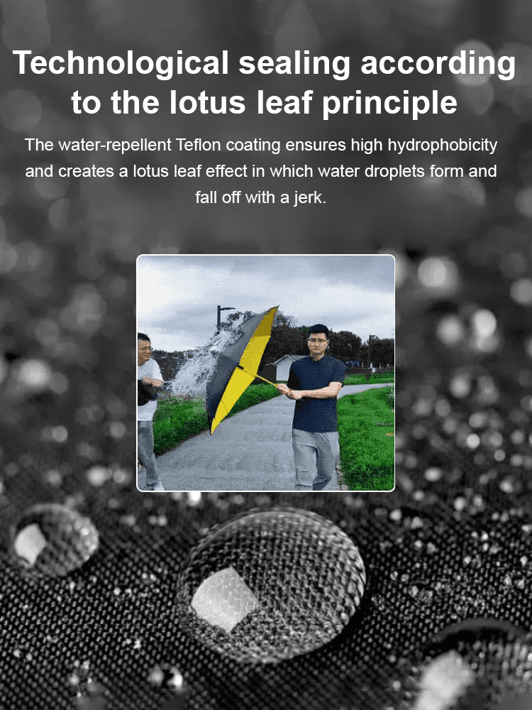  Automatic Black Coating Umbrella 