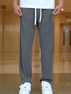 High quality real ice silk loose casual pants