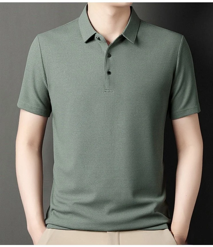 트렌디한 순색 남성 폴로티