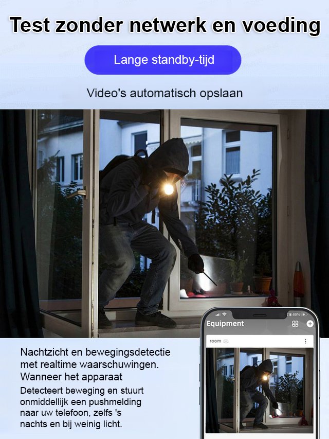 【Geüpgradeerde ultra-onzichtbare】draadloze camera