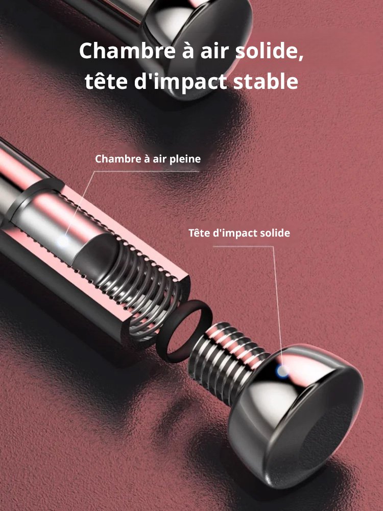 Bâton de randonnée télescopique multifonction en acier allié avec serrure de résistance pour extérie