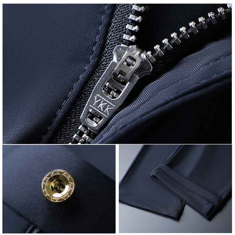 비즈니스 여름 남성 캐주얼 팬츠 통기성 얇은 아이스 일자 정장 바지 속건 얇은 스판 캐주얼 바지