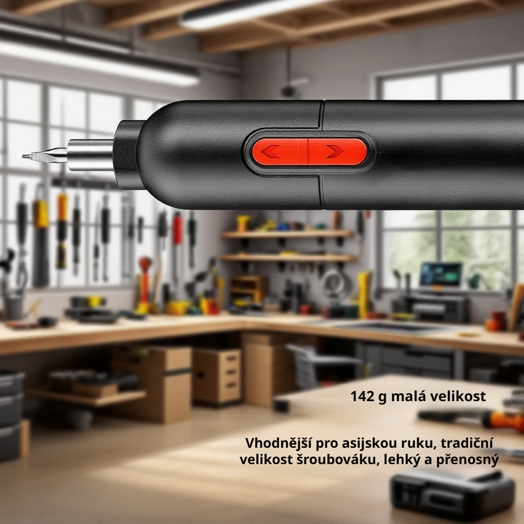 Bezdrátový šroubovák pro snadné šroubování