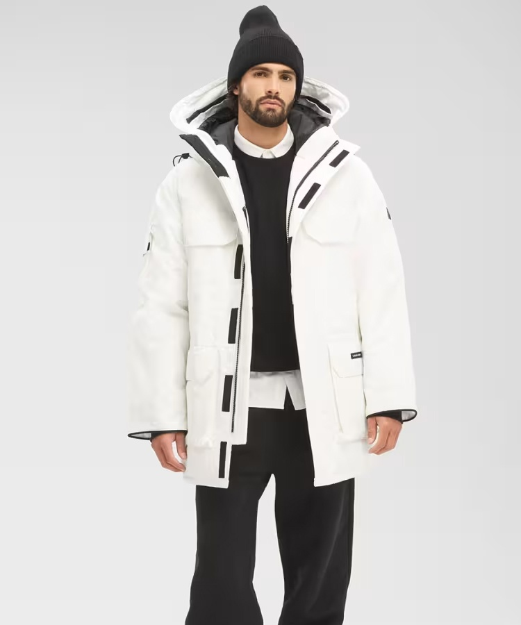 따뜻한 남성 겨울 패딩 점퍼 디테일