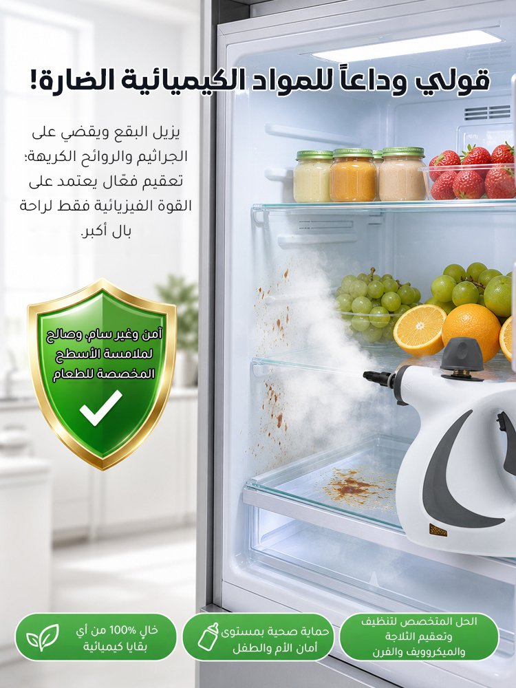 منظف بخاري عالي الضغط (طقم ملحقات من 12 قطعة)