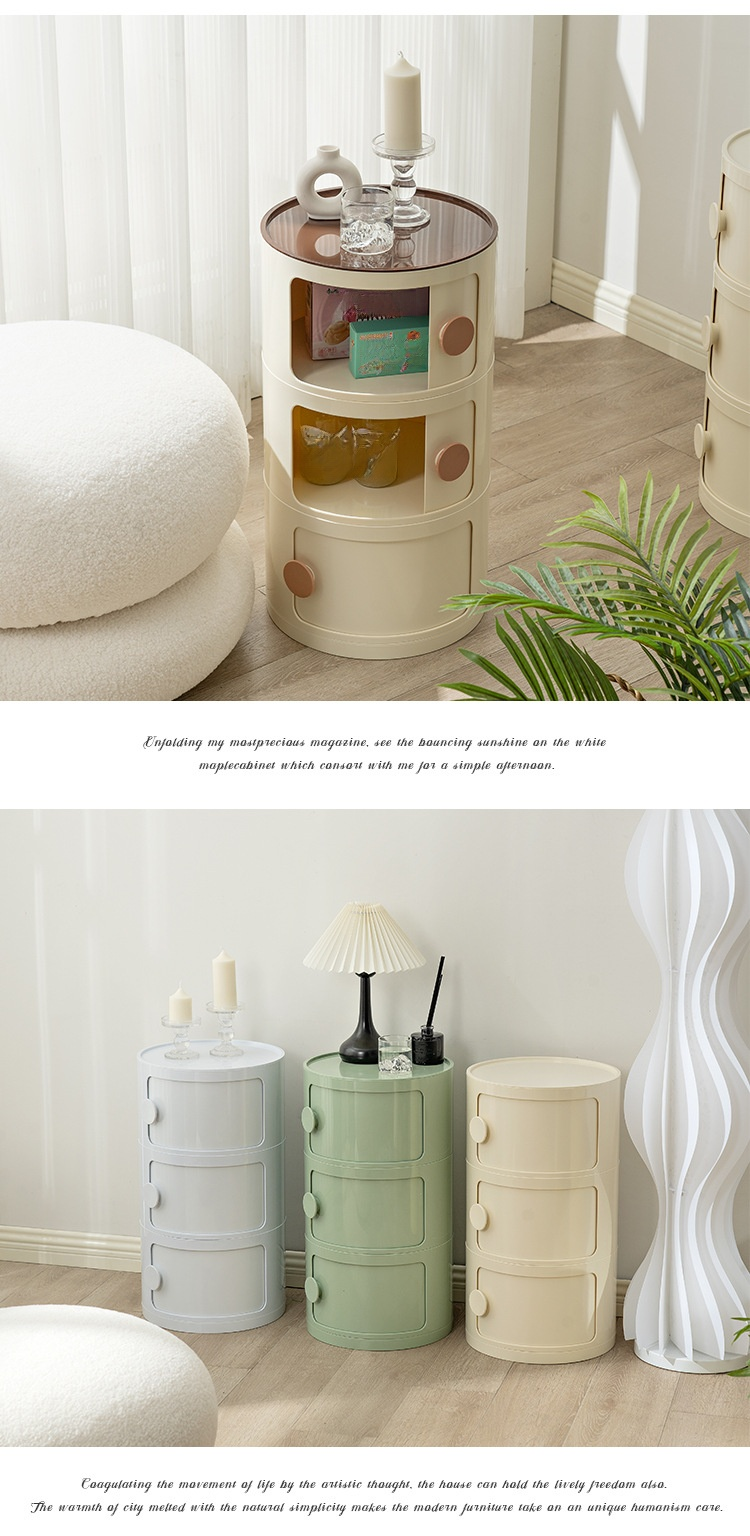 플라스틱 소재로 제작된 안전한 수납장