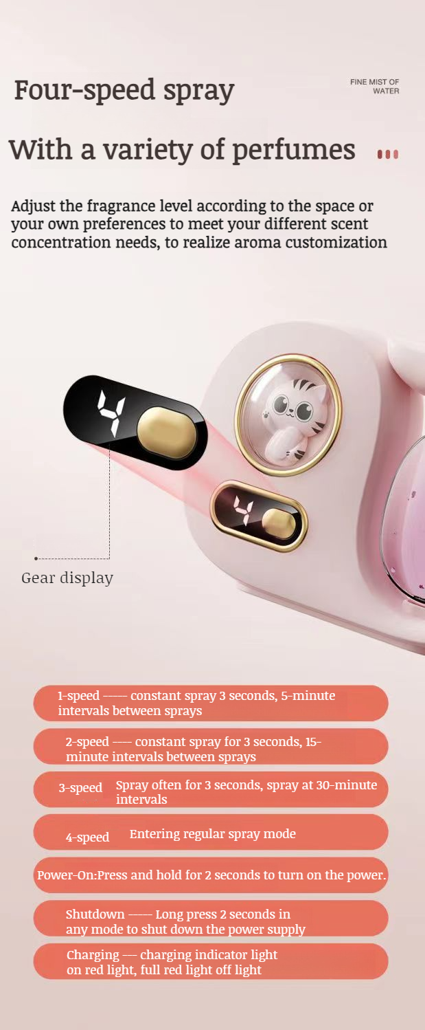 Modern design humidifier with aroma diffusion