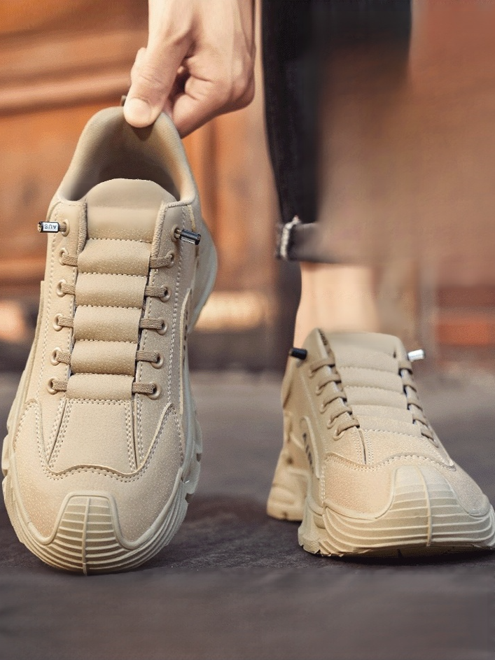 Men's Thick Sole Casual Work Shoes