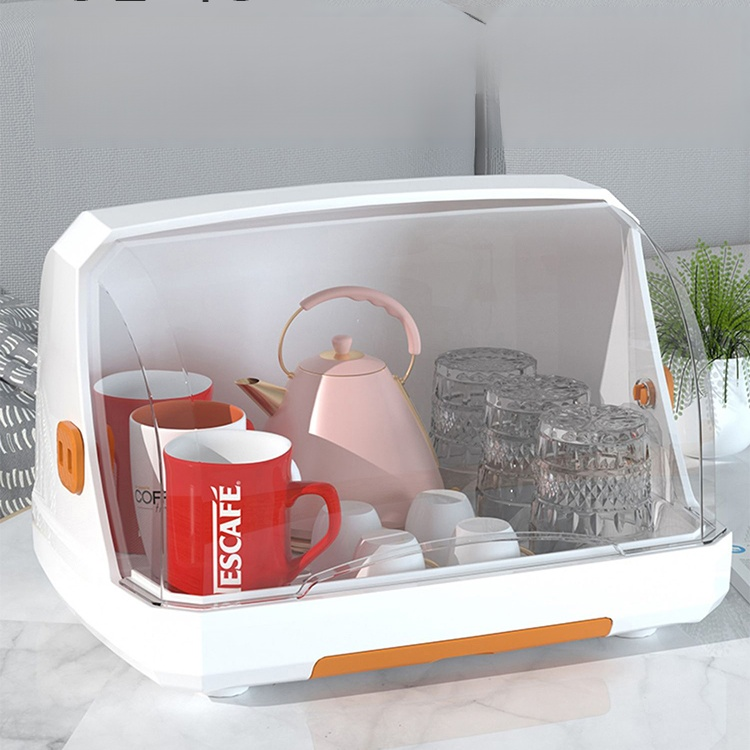 뚜껑있는 식기 건조대