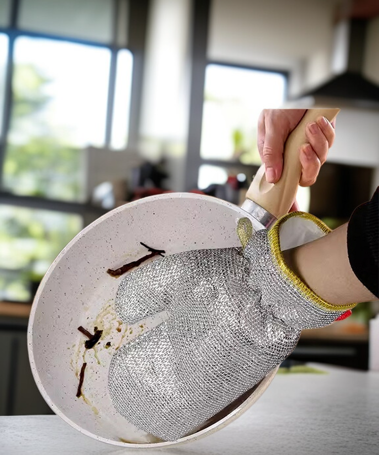 철사 설거지 장갑