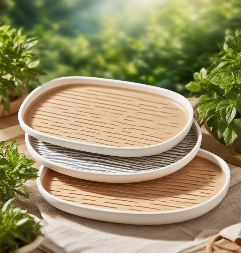 Praktisches Teeaccessoire: rechteckige Teescheibe