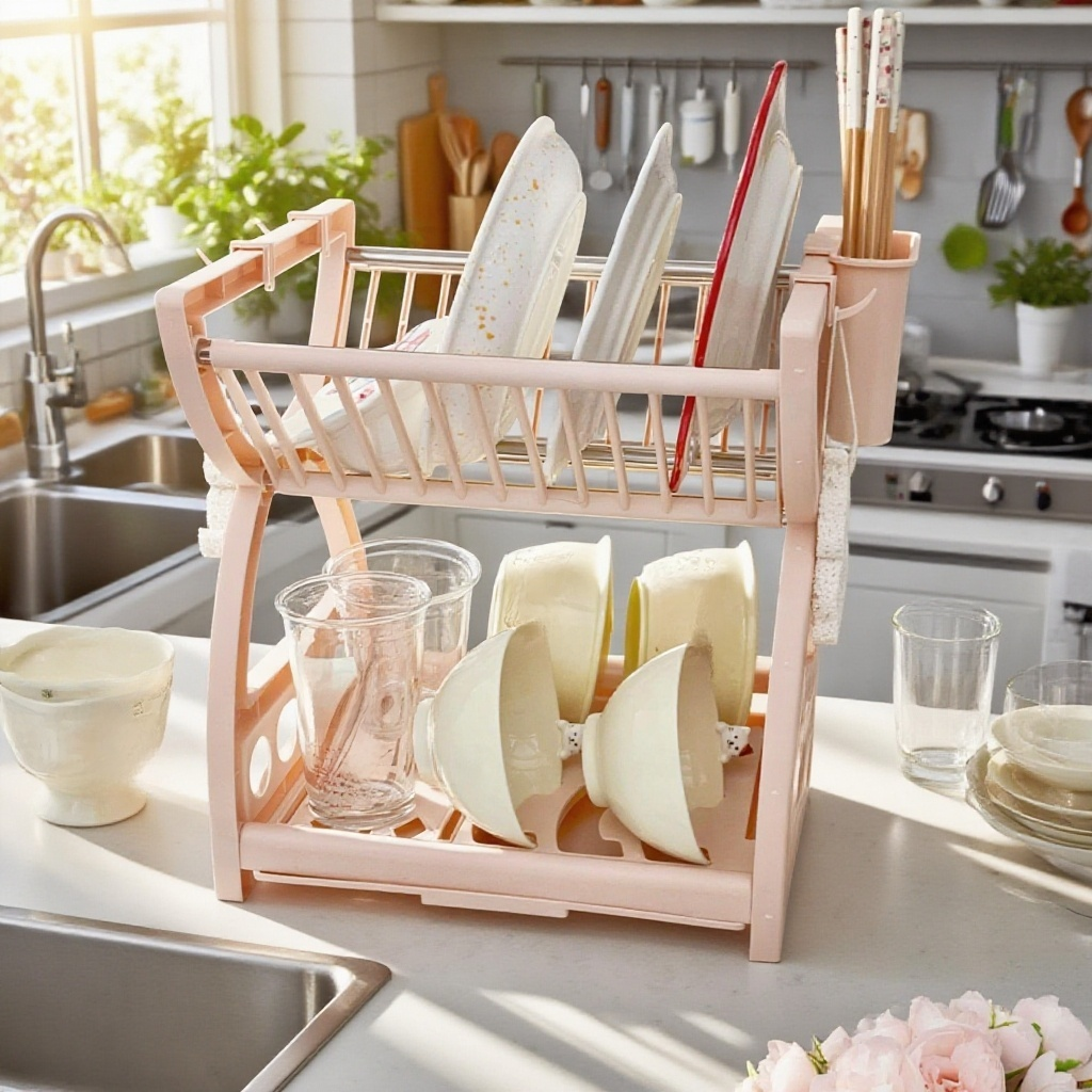 다양한 식기류 수납에 최적화된 선반