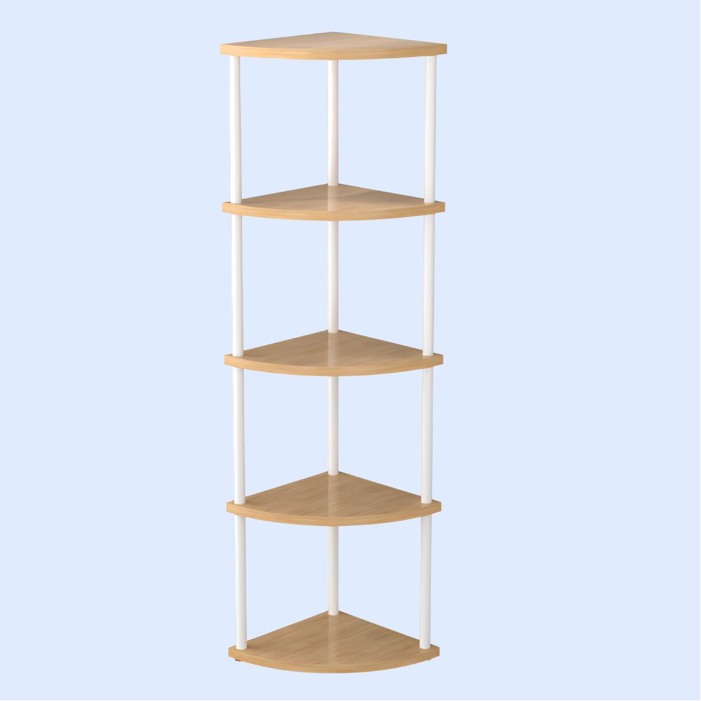 Dreieckiger Eckschrank, platzsparender Aufbewahrungsschrank für die Ecke, Wohnzimmer/Schlafzimmer