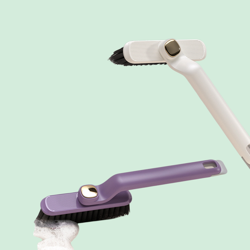 Rotating multi-purpose crevice cleaning brush