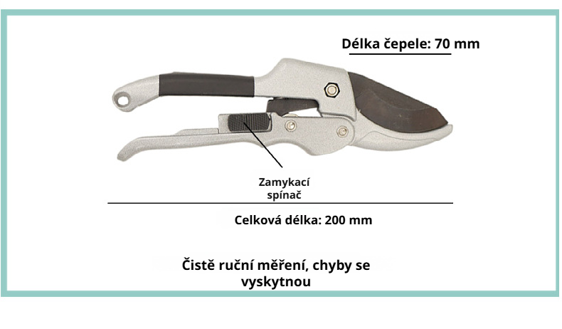Odolné zahradnické prořezávací nůžky v akci