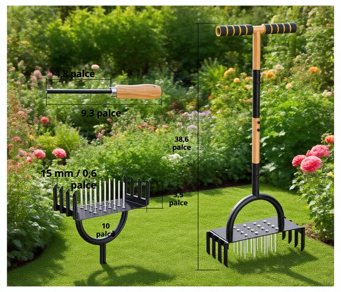 Zahradní nářadí pro péči o trávník