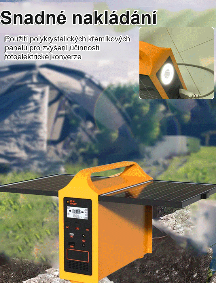 Solární nouzové osvětlení 