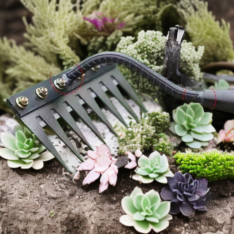 着脱可能な農業用多機能熊手