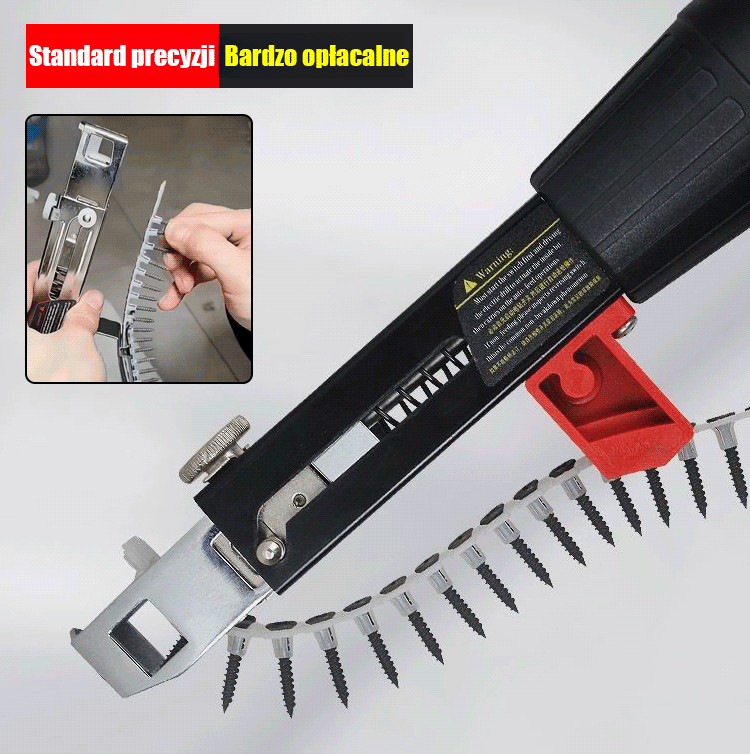 Maszyna do gwoźdzenia taśm łańcuchowych