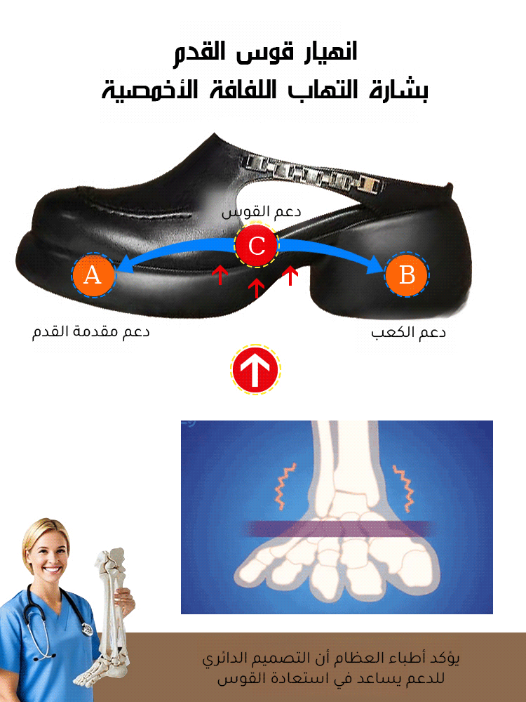 【تصحيح الوضعية】صندل نسائي بكعب عالي ومقاوم للماء بعلوي مجوف