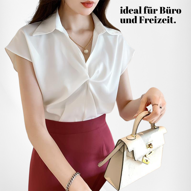 Elegante Chiffon Damenbluse Sommer 2025, trendiges Design