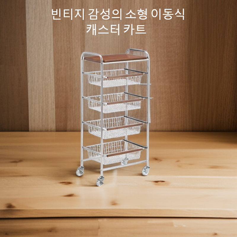 중고 이동식 주방 보관 카트