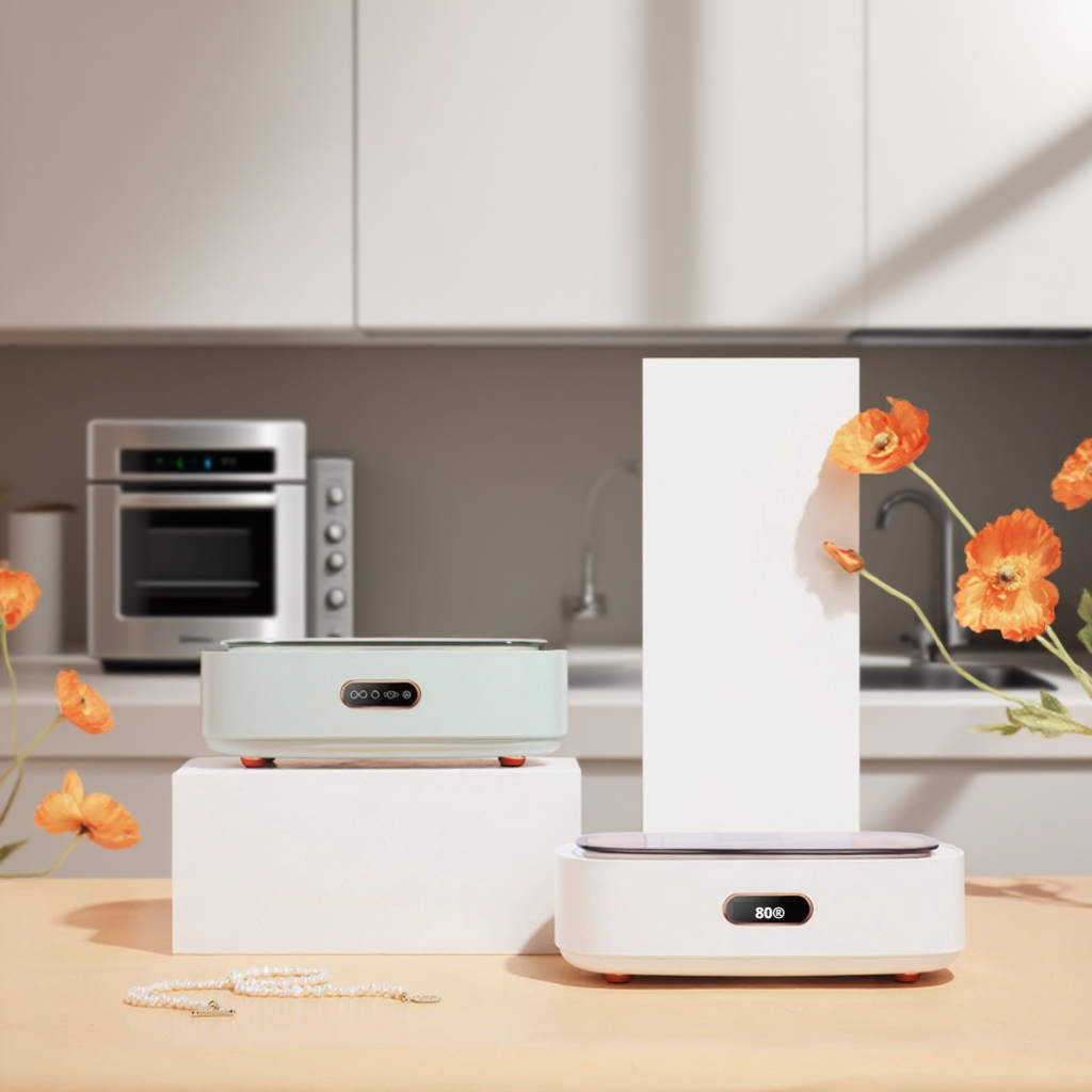 Nettoyeur portable mini pour lunettes, montres et appareils dentaires à domicile