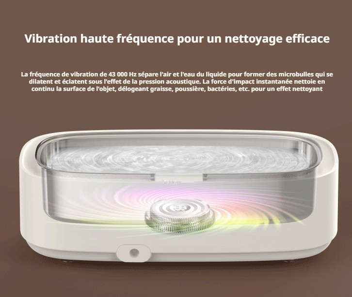 Utilisation facile du nettoyeur portable mini