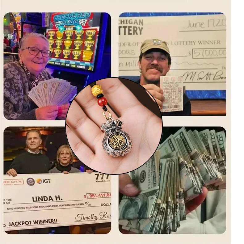 【Twelve Zodiac God of Wealth Bag】Daily Prosperity and Fortune-Filled Money Bag Pendant