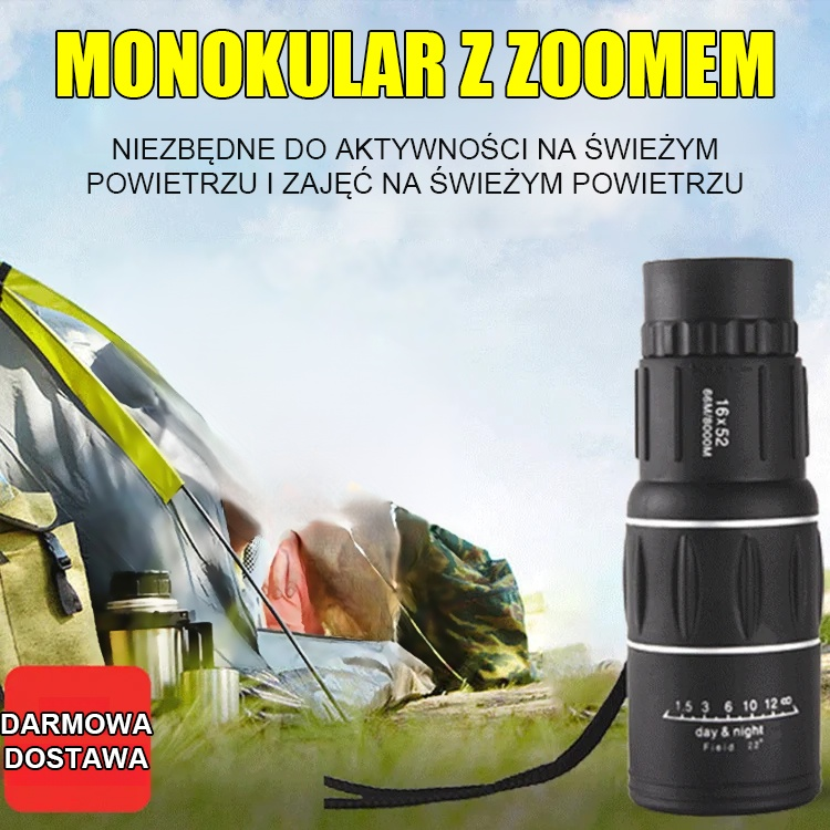 Monokular HD z noktowizorem