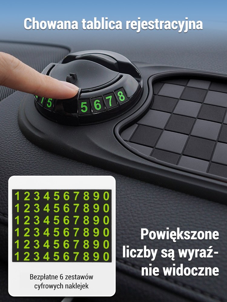 Wielofunkcyjna mata antypoślizgowa do samochodu