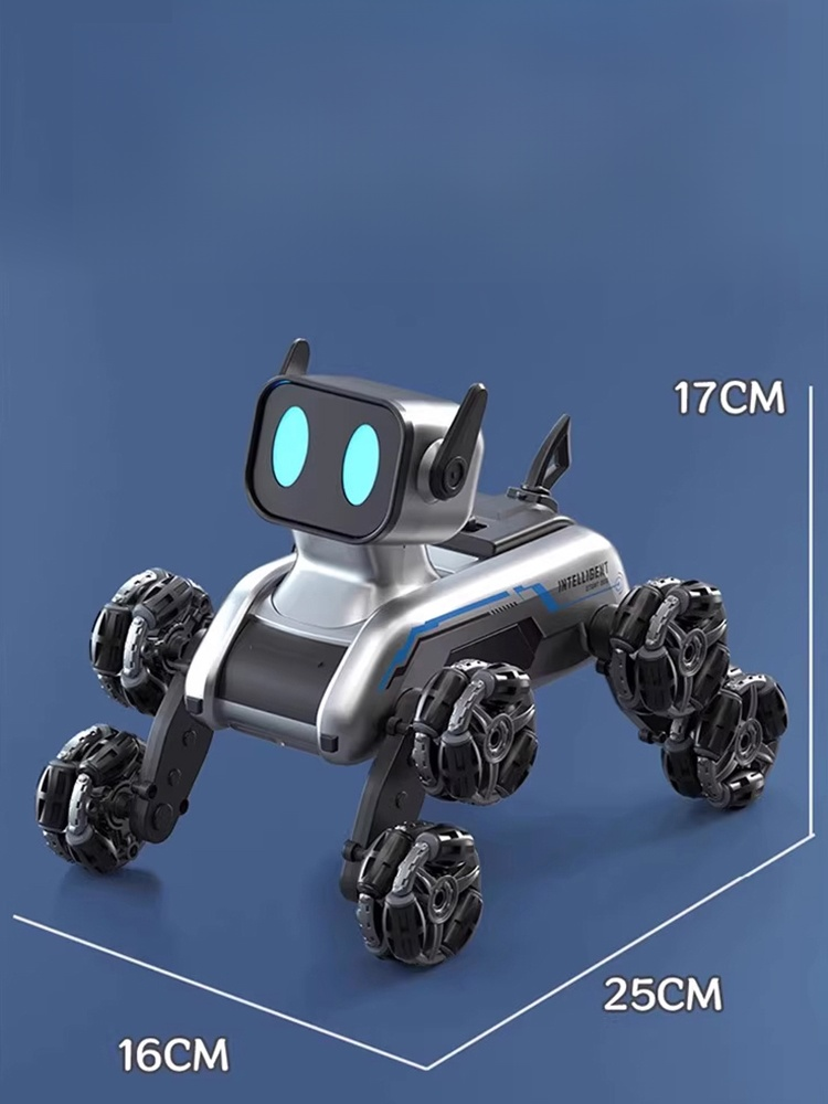 Eight-wheel stunt intelligent mechanical dog