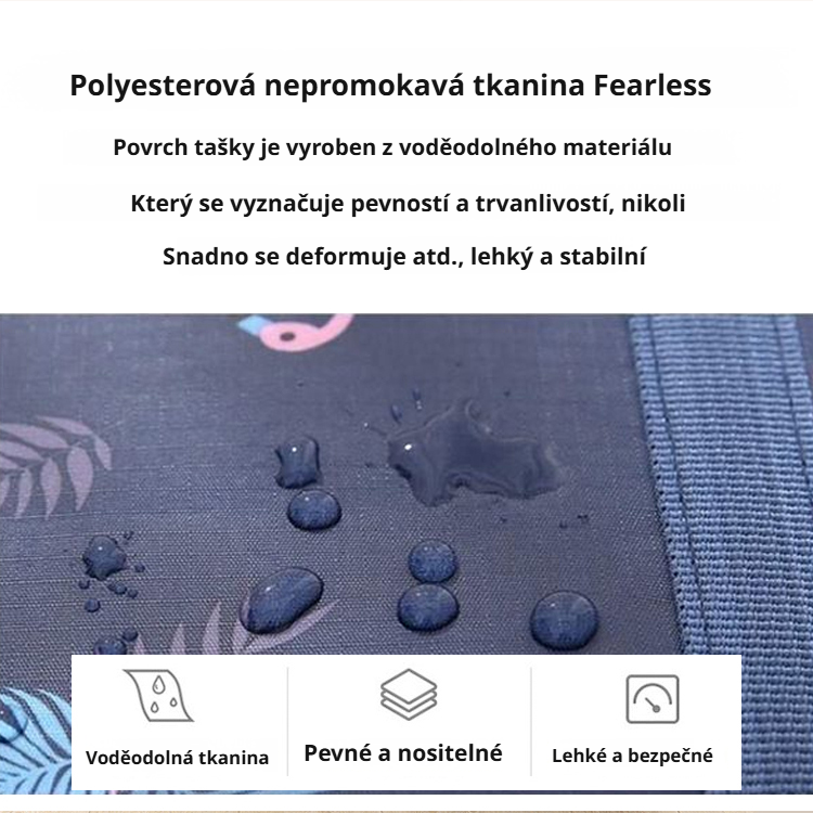 Vodotěsná skládací cestovní taška