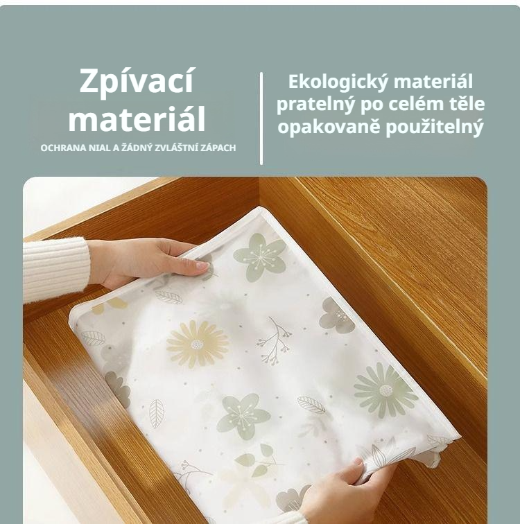 Snadno přenosná úložná taška na oblečení