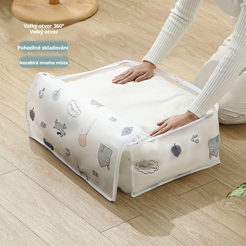 Speciální úložná taška na oblečení a přikrývky pro stěhování na kolej