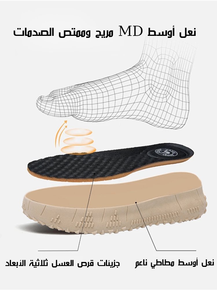 حذاء سليب أون رجالي كاجوال خفيف مع نعل ناعم
