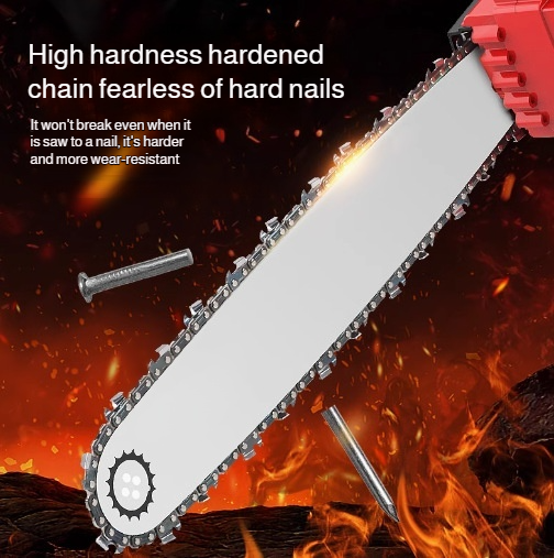 Rechargeable single hand saw household brushless electric chain saw