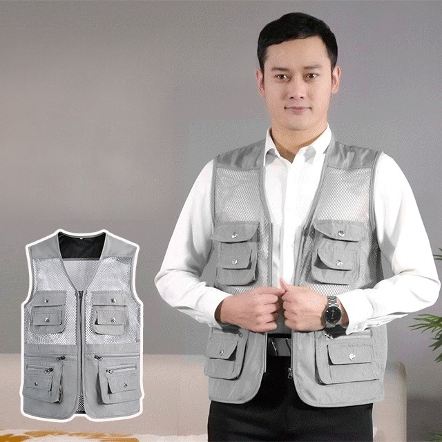 다 포켓 속건 조끼 남성 아웃도어 조끼