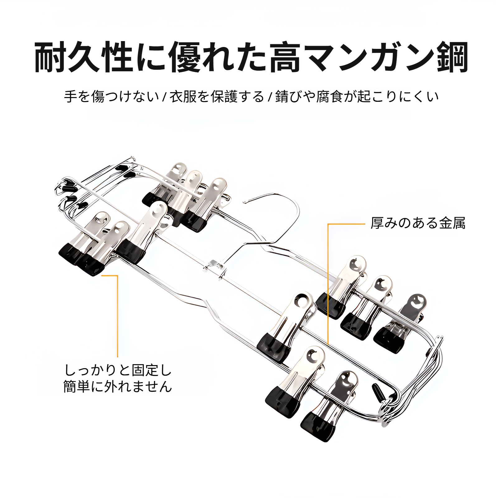 家庭用衣料品収納多機能ズボンラック折りたたみ式ズボンラックワードローブ収納多層ズボン金属クリップ