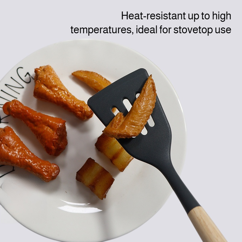 Multifunctional silicone kitchenware 12-piece set