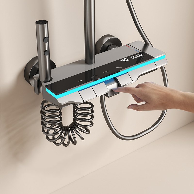 고급 온도 조절 샤워기