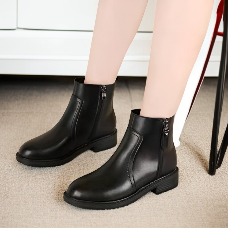 ブーツ レディース ショートブーツ 2024年秋冬新作 チェルシー スノーブーツ フラット