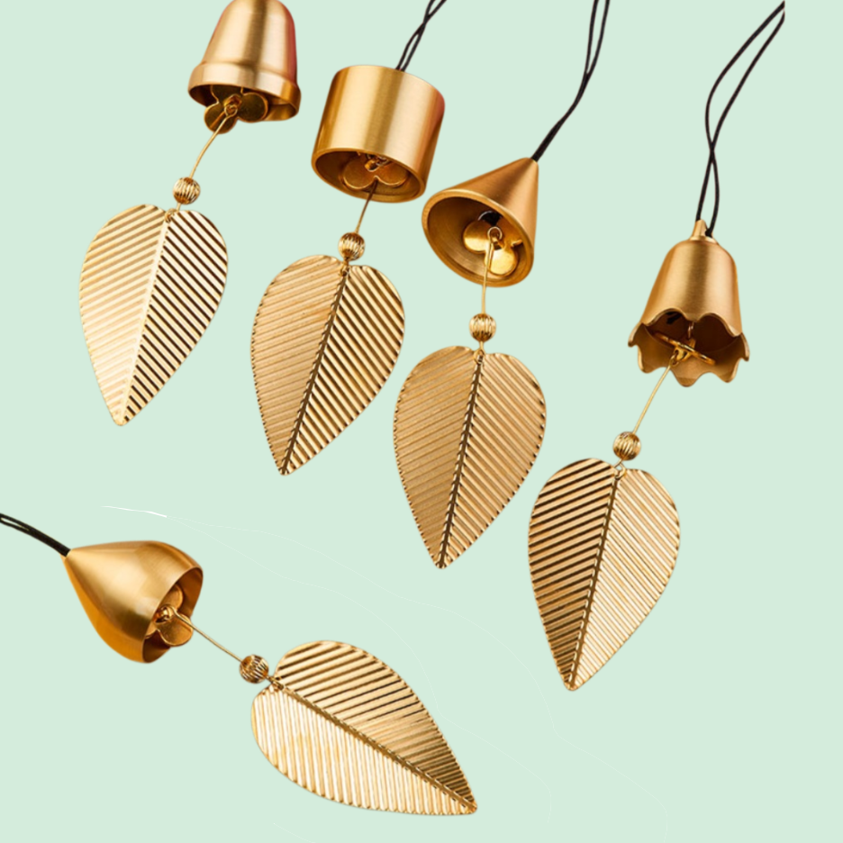 창의적인 순동 풍경 및 종 장식