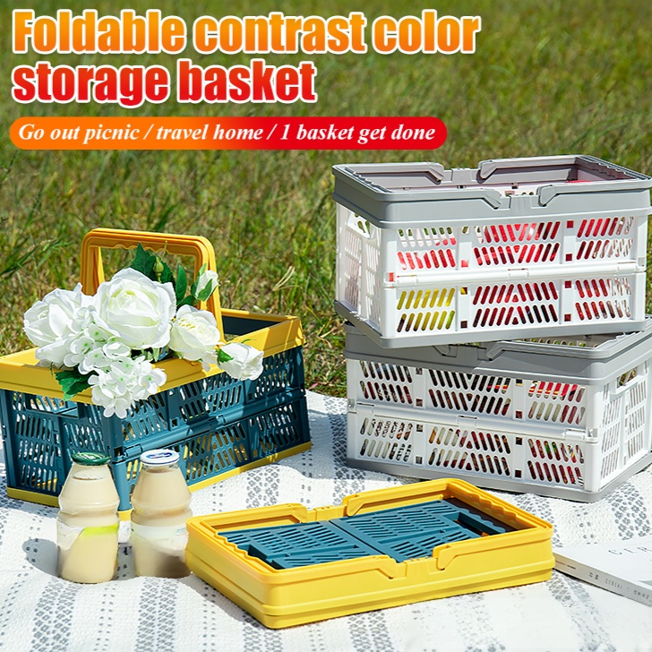 Foldable Multi-purpose Shopping Storage Basket