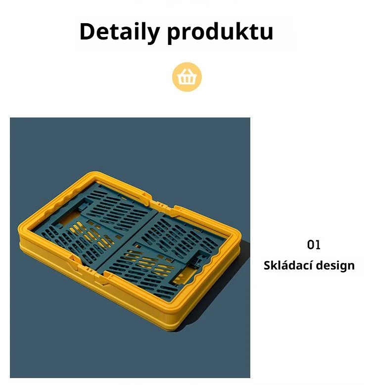 Koš použitý jako úložný box na hračky