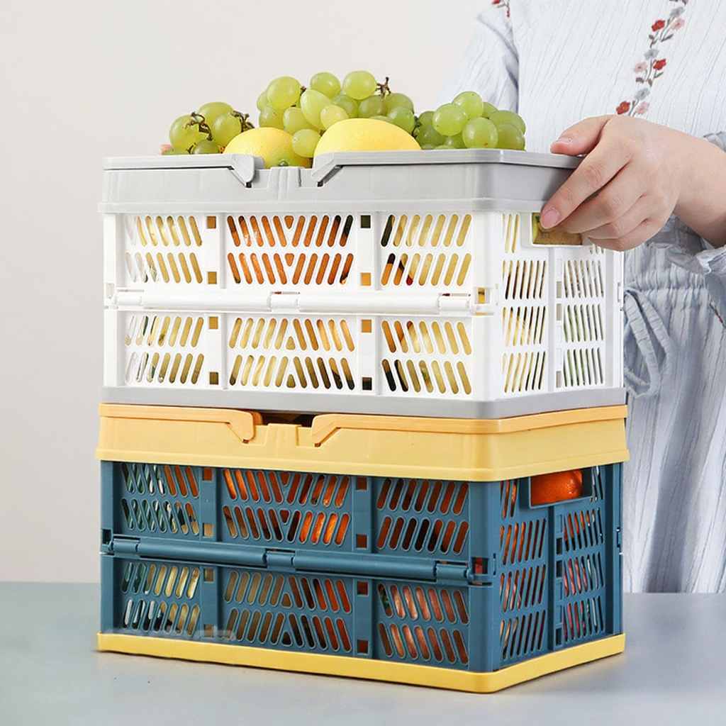 Hordozható Összecsukható Tároló Bevásárlókosár