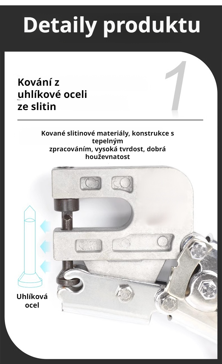 Montáž ocelových profilů pomocí kleští GK-Light