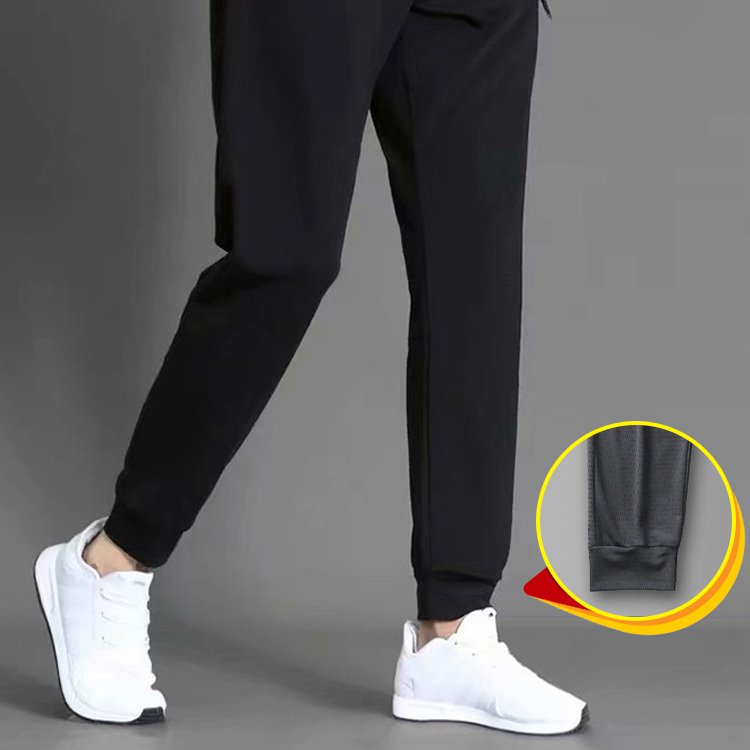 【接触冷感カジュアルパンツ】ひんやり素材 ストレッチ性抜群 快適 薄いエアパン スポーツ カジュアル