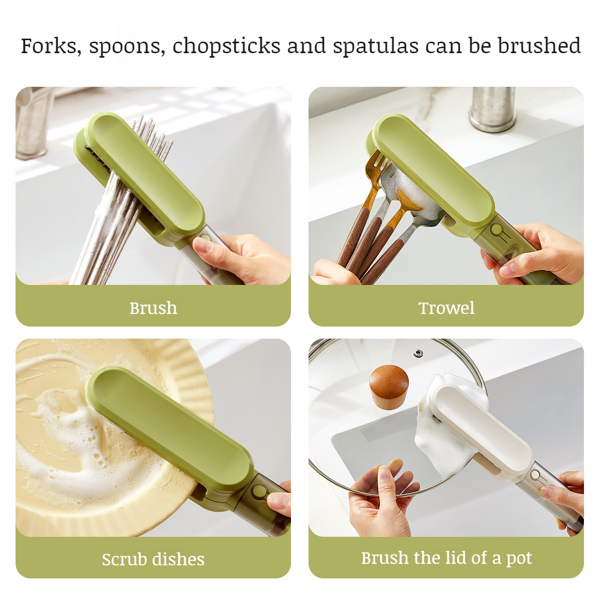 Durable and reusable kitchen cleaning accessory
